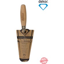 Dekor 060 Ahşap Saplı Sıva Malası 18 cm | Profesyonel Sıvacı Malası
