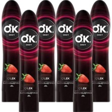 Okey Kayganlaştırıcı Jel Çilek 100ML X6