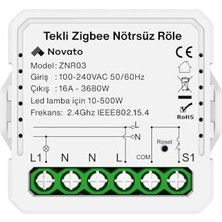 Tuya Mini Zigbee Nötrsüz, Tek Çıkışlı Röle