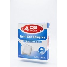 Steril Gaz Kompres 7,5 x 7,5 cm 4 Katlı 50 Adet