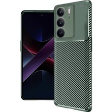 Uryport Realme C75 4g Auto Focus Karbon Kapak - Koyu Yeşil