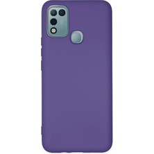 Uryport Infinix Hot 10 Play Kılıf Nano Içi Kadife Silikon - Mor
