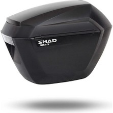 Shad SH23 Motosiklet Yan Çanta Takım 27 Litre Kapasite Motor Yan Heybe Siyah