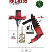 RKL-9152 Retools Bordo 2 Li Set (2.26 Hilti + 2000 W Karıştırıcı)
