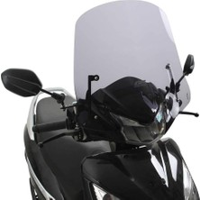 Gp Kompozit Honda Activa 2023-2024 Uyumlu Kısa Ön Cam Şeffaf 44 cm