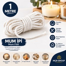 Mçb Group Mum Ipi 1 Metre – Mum Fitili Pamuklu Fitil – El Yapımı Mum Yapımı Için