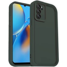 Uryport Oppo A16 Kılıf Viera Silikon - Koyu Yeşil