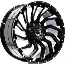 Black Wolf 1164 20X9.0 5X114.3 Et0 Bf/milling