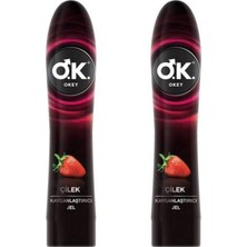 Okey Kayganlaştırıcı Jel Çilek 100ML X2