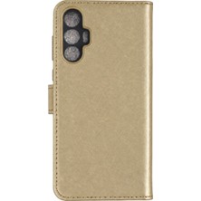 Uryport Tecno Spark 8 Pro Trend S Plus Kapaklı Kılıf - Gold