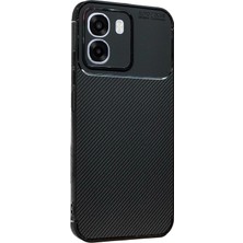 Uryport Oppo Oppo A6T 5g Auto Focus Karbon Kapak - Siyah