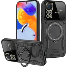 Uryport Realme 11 Pro Plus Joy Lens Standlı Kapak - Siyah