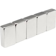 Köşeli Neodyum Mıknatıs Mgnet 15 mm x 10 mm x 5 Mm, 10 Adet