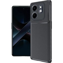 Uryport Infinix Hot 50I 4g Kılıf Auto Focus Karbon Kapak - Siyah