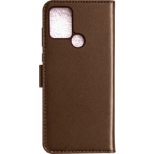 Uryport Tecno Pova Kılıf Trend S Plus Kapaklı Kılıf - Kahverengi