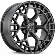 Black Wolf 5672 20X9.0 6X139.7 Et+15 Matte Grey