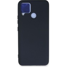 Uryport Realme C15 Kılıf Nano Içi Kadife Silikon - Lacivert