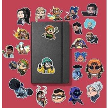 Valorant Paketi/bullet Journal Defter Çıkartma Ajanda Laptop Etiket, 8687768568236