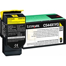 Lexmark C544X1YG Ekstra Yüksek Kapasiteli Sarı Toner