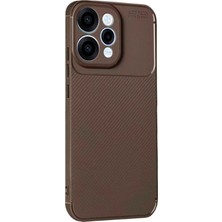 Uryport Oppo Reno 15 Auto Focus Karbon Kapak - Kahverengi