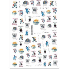 Dekoratif Tırnak Süsleme Stickerı