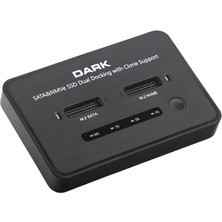 M.2 Nvme ve Sata SSD Klon Destekli Disk Istasyonu DK-AC-DSDM2C