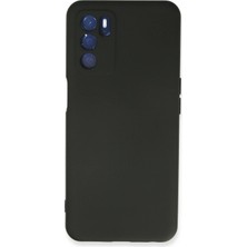 Uryport Oppo A16 Kılıf Nano Içi Kadife Silikon - Siyah