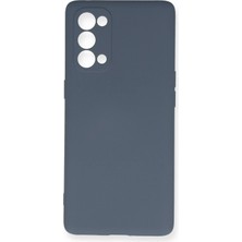 Uryport Oppo Reno 5 Pro Kılıf Nano Içi Kadife Silikon - Gri