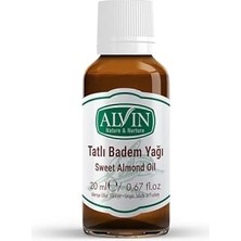 Badem Yağı, Doğal, 20 ml