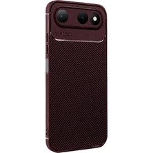 Uryport Tecno Spark 50 5g Auto Focus Karbon Kapak - Bordo