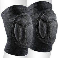 Deluxe Unisex Darbe Emici Sünger Voleybol, Basketbol ve Bisiklet Dizliği Medium