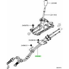 Ata Orjınal Mitsubishi Colt/colt Plus Z27A M/t Vites Değiştirme Bağlantısı 6. Nesil • 2002 — 2012 2460A060