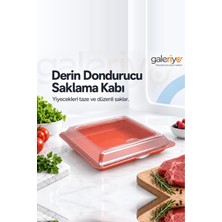 Galeriyo Derin Dondurucu Saklama Kabı Küçük Boy Turuncu