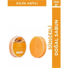 Volkan Ates Natural & Beauty Kojik Asit Süngerli Doğal Sabun 150 gr