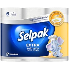 Extra Havlu, 6'lı, Yağ Emici