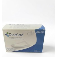 Octacare Esnek Nonwoven Steril Yara Örtüsü; 5 cm x 7,5 Cm, Hipoalerjenik, 50 Adet