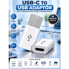 Usb-A To Micro USB Dönüştürücü Adaptör – USB Çevirici