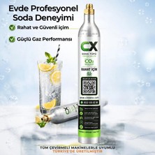 CX Soda Tüpü 0,6 ml- Özel Taşıma Kutusuyla Birlikte- Soda Kartuşu-co2 Kartuş- Gıda Gazı