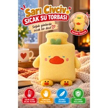 Toyfest Patili Sarı Ördek Peluş Sıcak Su Torbası – Regl & Karın Rahatlatıcı, Uzun Süre Isı