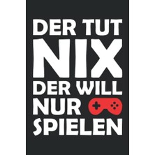 Oyuncular Için Komik Almanca Gamer Defteri