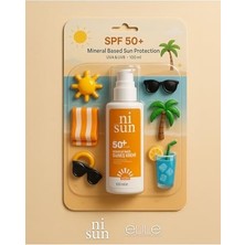 Mineral Güneş Kremi, Spf 50+, Uva ve Uvb Koruması, 100 ml