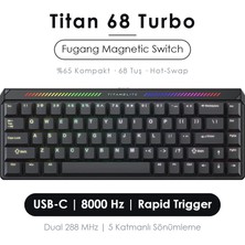 Meyer Gaming Fgg Madlions Titan 68 Turbo Hall Effect 8k Manyetik Oyuncu Klavyesi