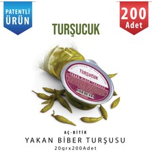 TURŞUCUK - Aç Bitir Yakan Biber Turşusu - Tek Kullanımlık Turşu - 200 Adet