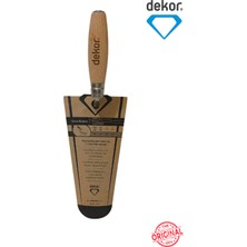 Dekor 061 Ahşap Saplı Sıva Malası 20 cm | Profesyonel Sıvacı Malası