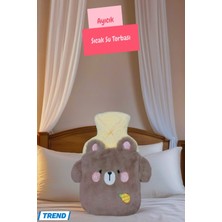 Toyfest Ayıcık Figürlü Yumuşak Peluş Eldivenli 500 ml Lik Sıcak Su Torbası