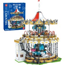 11011 Carousel Atlı Karınca 5.086 Parça Motorlu Led'li Yapı Blok Seti