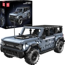 15085 Bronco Raptor 828 Parça Pull Back Off-Road Araç Yapı Blok Seti