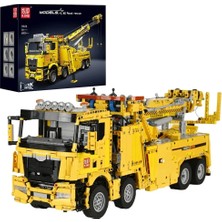 17028 Road Rescue 4.883 Parça Rc Yol Kurtarma Aracı Yapı Blok Seti