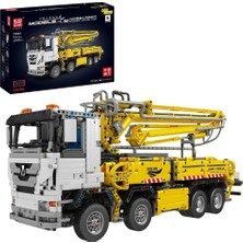 19003 Concrete Truck 4.368 Parça Rc Pnömatik Beton Mikseri Yapı Blok Seti