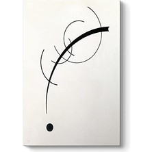 Wassily Kandinsky Geometrik Eğrilerin Eşlik Eden Sesi Tablosu 100 x 140